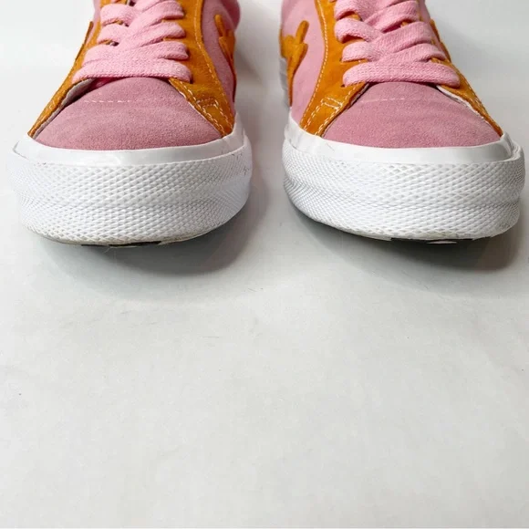 Converse One Star x Tyler The Creator Golf Le Fleur Pink Orange Skater Sneakers - Picture 6 of 12